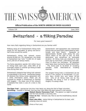 Switzerland - a Hiking Paradise