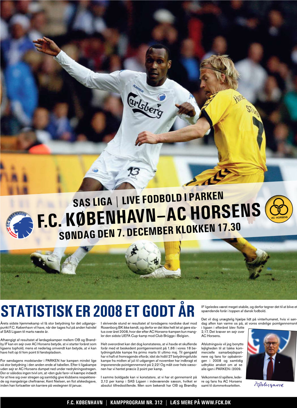 F.C. København – Ac Horsens Søndag Den 7