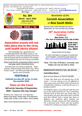 Cornish Association of NSW - No