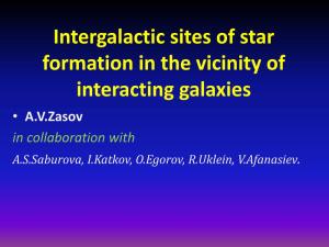 Intergalactic Sites of Star Formation in the Vicinity of Interacting Galaxies