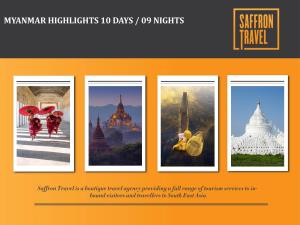 Myanmar Highlights 10 Days / 09 Nights Tour Overview City Info Accommodation Rate