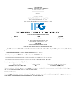 Theinterpublic Group of Companies, Inc