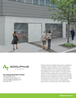 Adolphus Onepager Copy