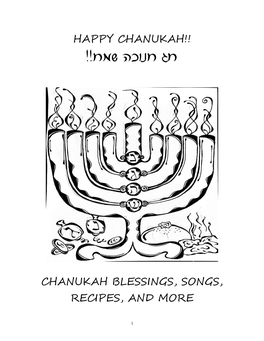 Chanukah Booklet