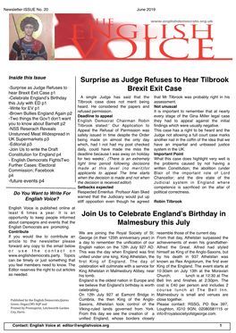 Join Us to Celebrate England's Birthday in Malmesbury This July