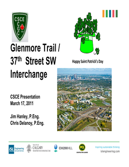 Glenmore Trail / 37Th Street SW Interchange