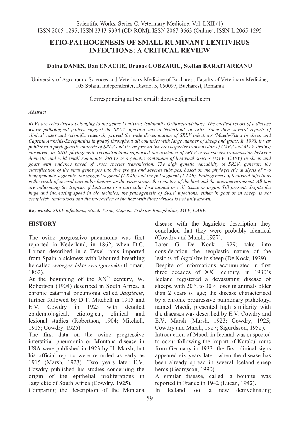 Etio-Pathogenesis of Small Ruminant Lentivirus Infections: a Critical Review