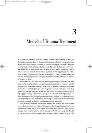Models of Trauma Treatment