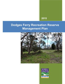 Dodges Ferry Recreation Reserve Management Plan