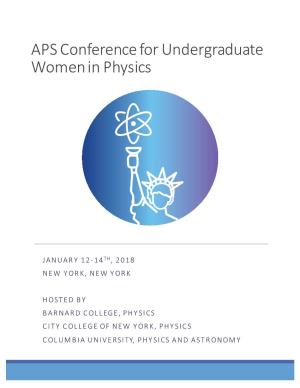 APS Conference for Undergraduate Women in Physics