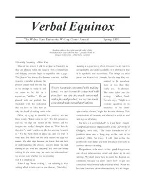 Verbal Equinox
