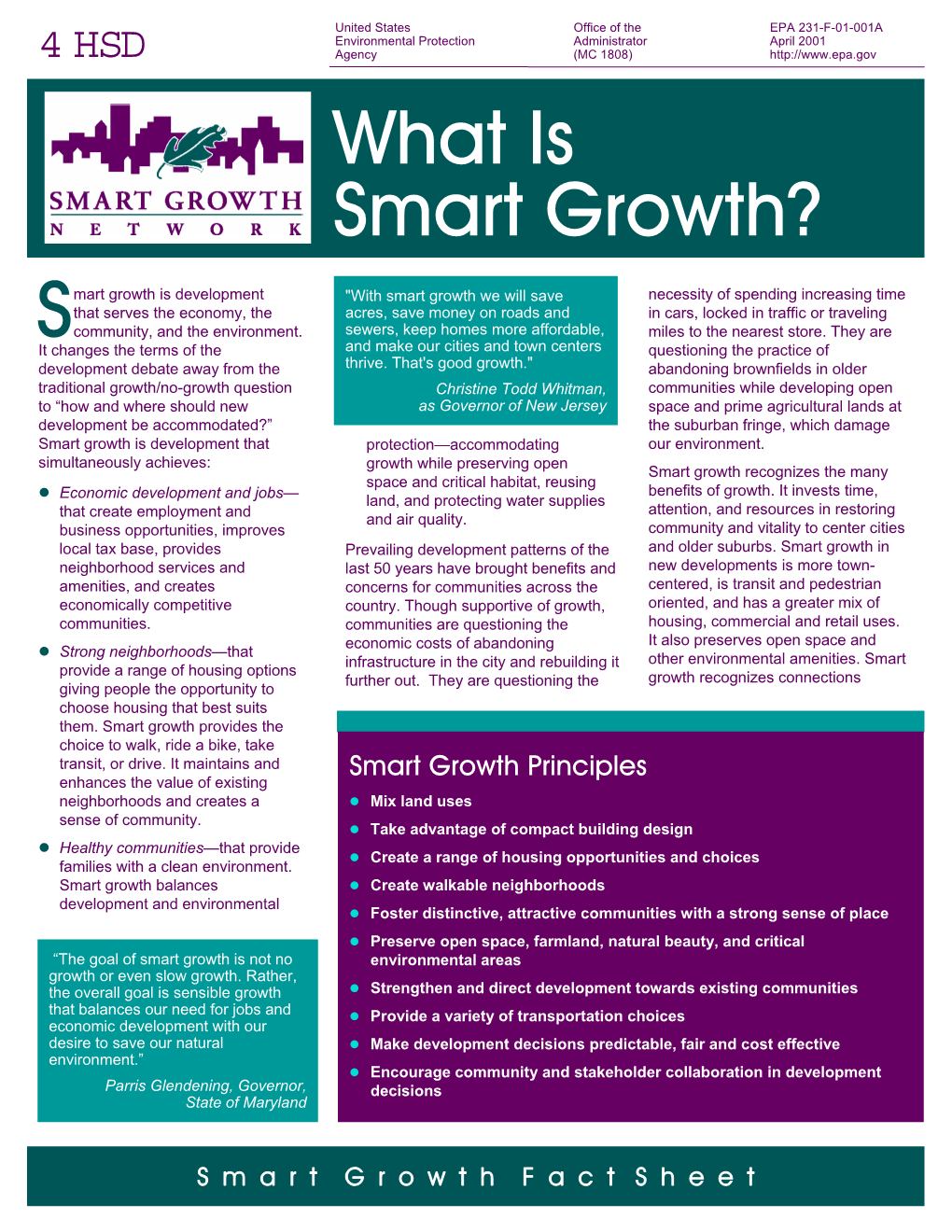 What Is Smart Growth?