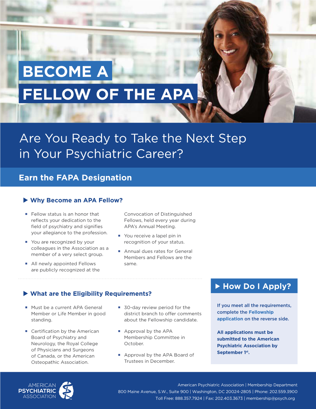 Become a Fellow of the Apa