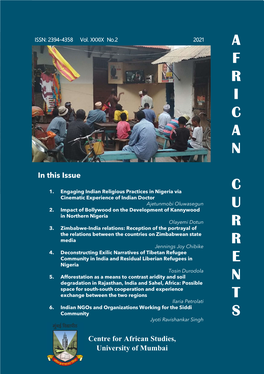 African Currents Vol. 39 Issue. 2 2021