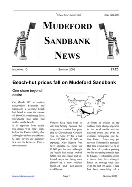 Mudeford Sandbank News