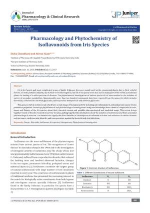 Pharmacology and Phytochemistry of Isoflavonoids from Iris Species
