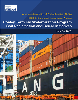 Conley Terminal Modernization Program Soil Reclamation and Reuse Initiatives