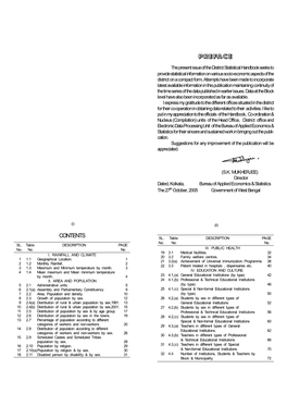 District Statistical Handbook Malda 2004 West Bengal.Pdf