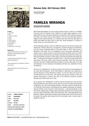Familea Miranda Radiopharm