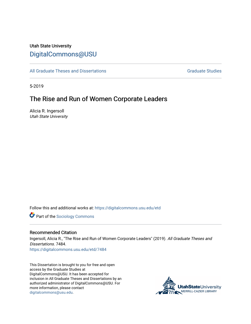 The Rise and Run of Women Corporate Leaders