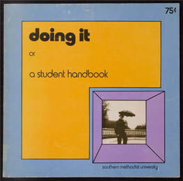 Doing It Or a Student Handbook, 1974-75