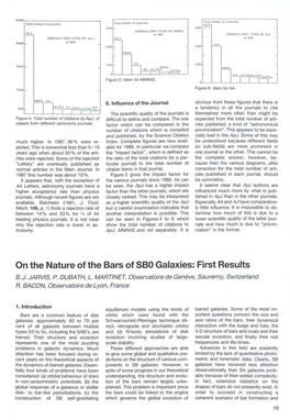 On the Nature of the Bars of SBO Galaxies: First Results B
