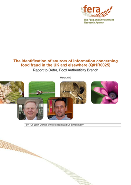FA0104-Food Fraud Desk Study-Final Report-1May12