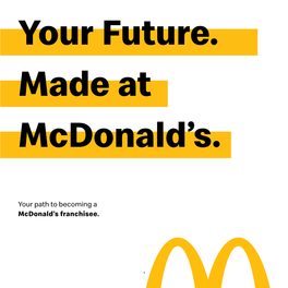 Your Path to Becoming a Mcdonald's Franchisee
