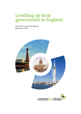 Levelling up Local Government in England