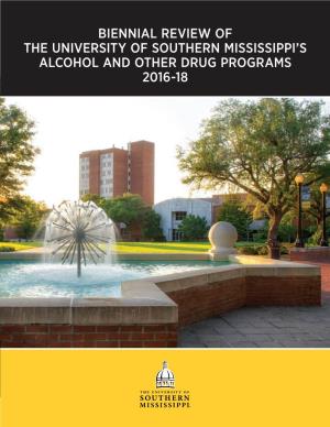 Biennial Review of the University of Southern Mississippi's Alcohol And