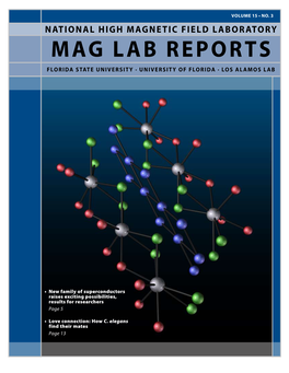 Mag Lab Reports, Volume 15, Issue 3