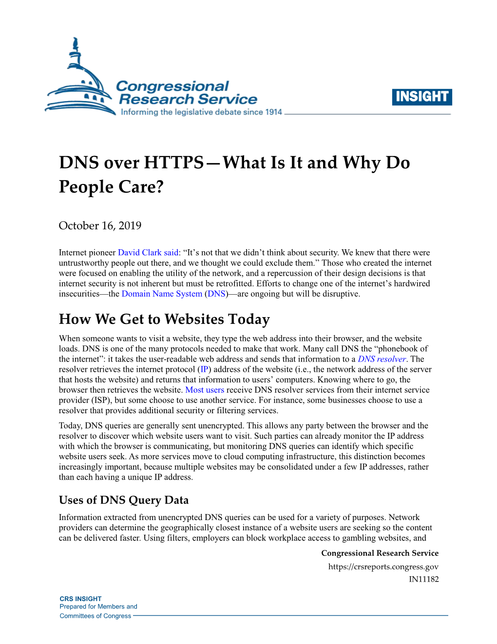 DNS Over HTTPS—What Is It and Why Do People Care?