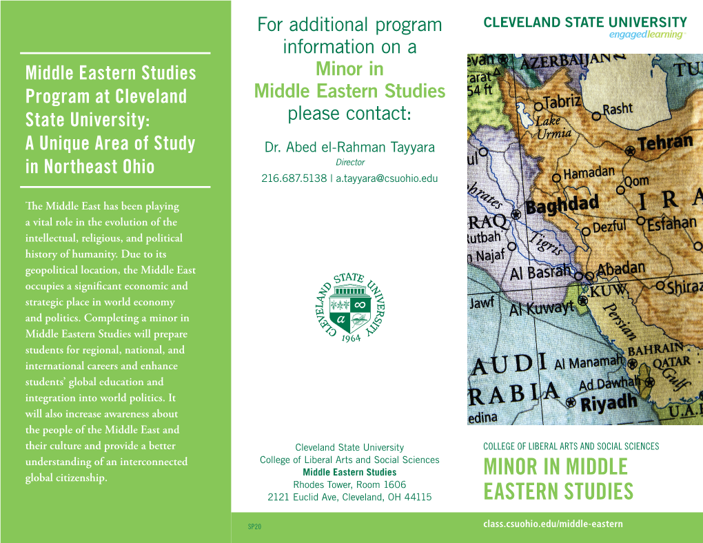 Minor in Middle Eastern Studies