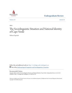 The Sociolinguistic Situation and National Identity of Cape Verde