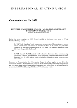 ISU Communication 1629