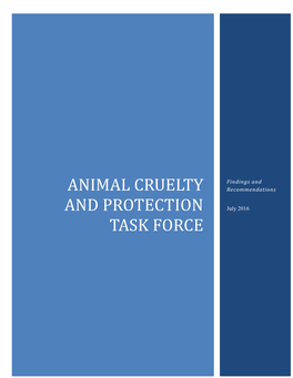 Animal Cruelty and Protection Task Force