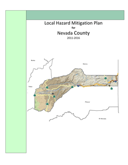 Nevada County Local Hazard Mitigation Plan