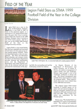 Legion Field Stars As STMA 1999 Football Field of the Year In