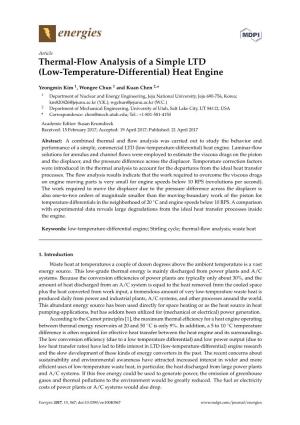 Low-Temperature-Differential) Heat Engine