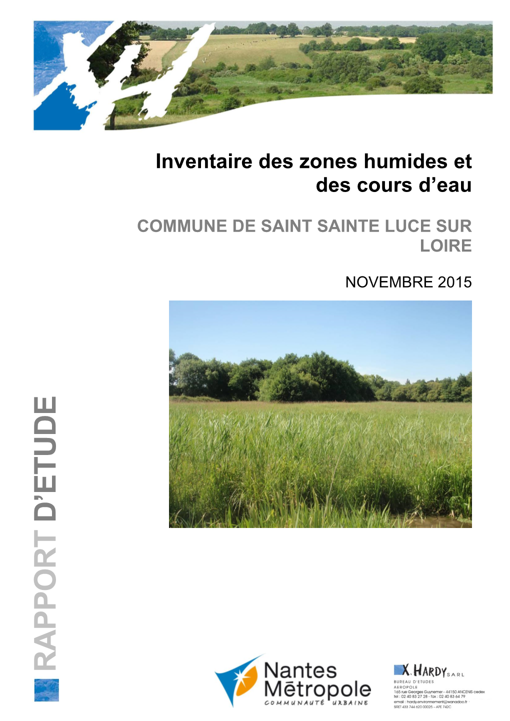 Inventaire Des Zones Humides Et Des Cours D'eau