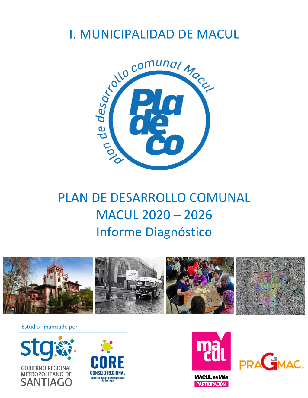 I. Municipalidad De Macul Plan De Desarrollo Comunal