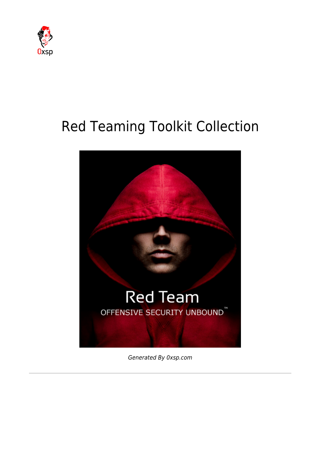 Red Teaming Toolkit Collection