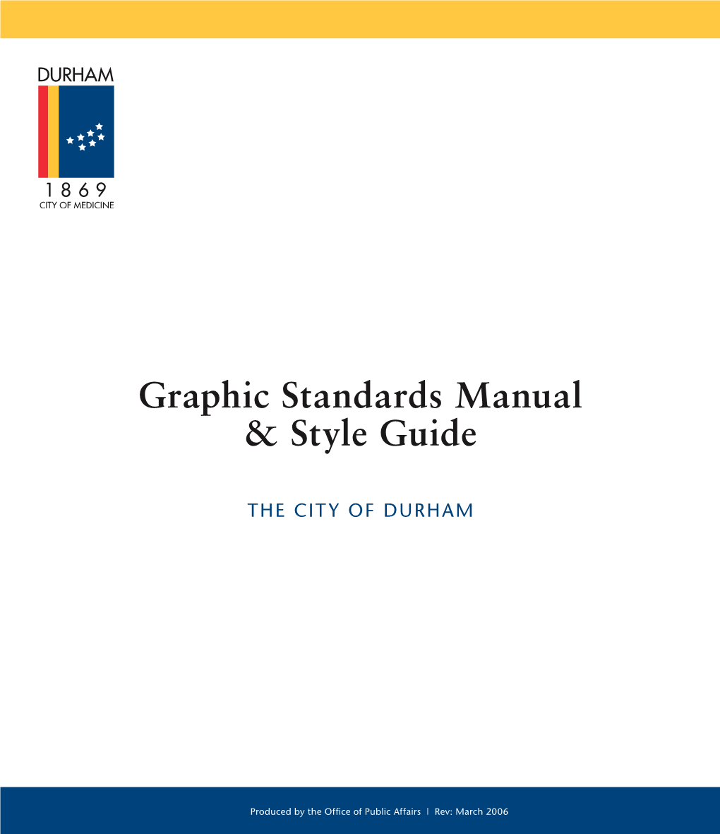 Graphic Standards – Durham