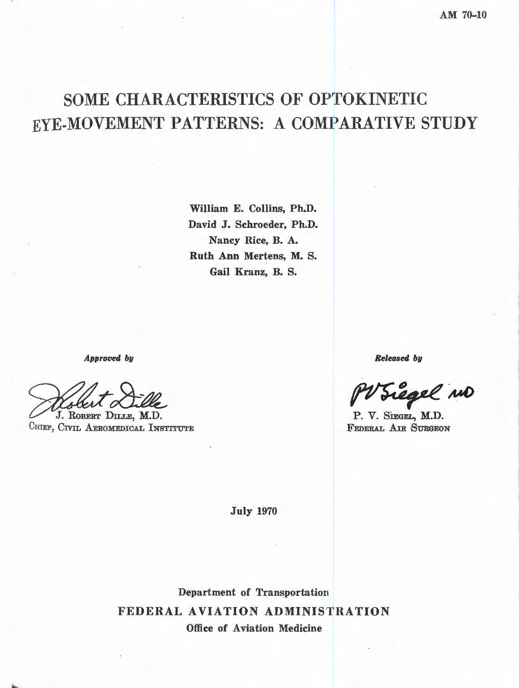 Some Characteristics of Optokinetic Eye-Movement Patterns: a Comparative Study