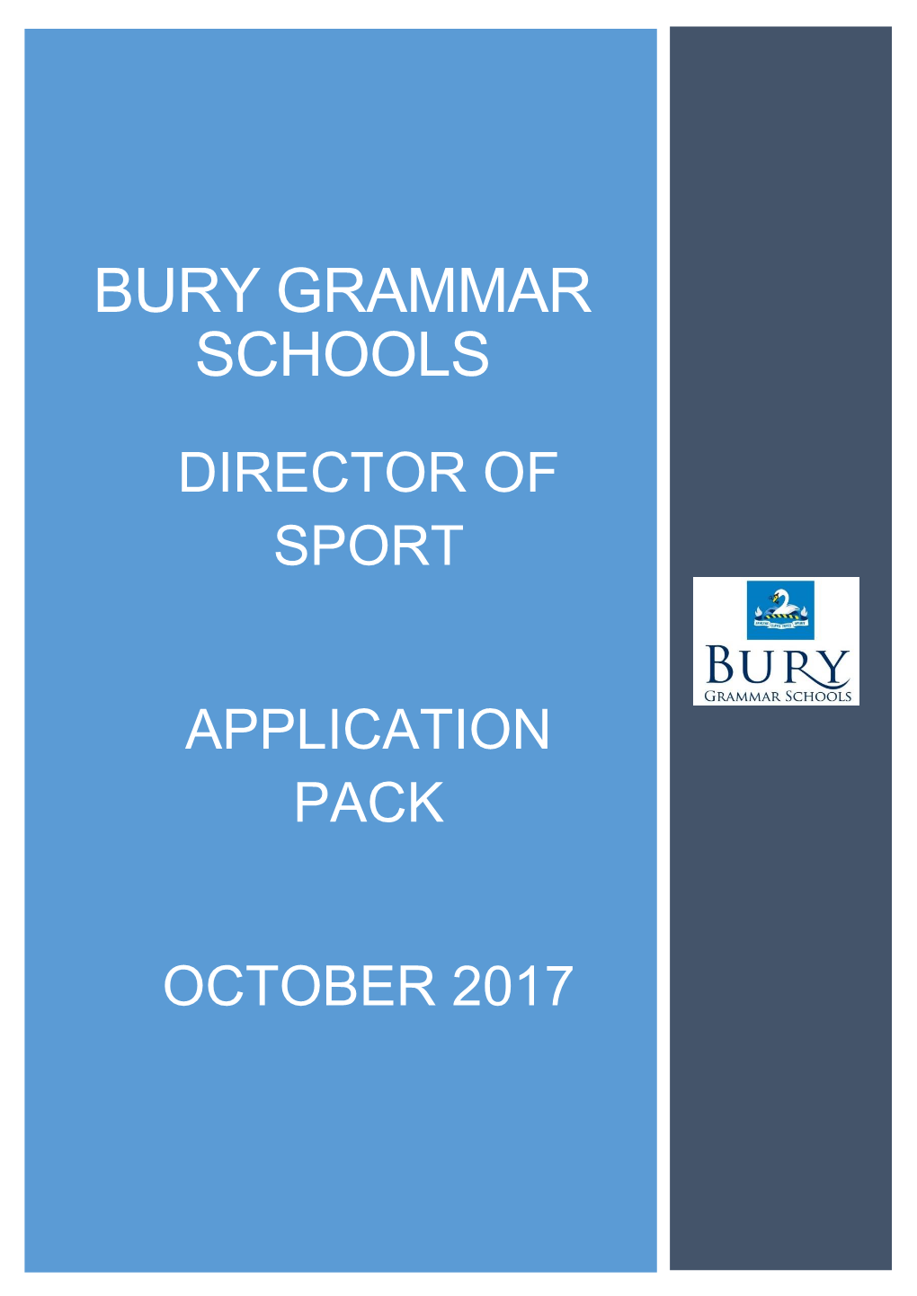 Bury Grammar Schools Director of Sport