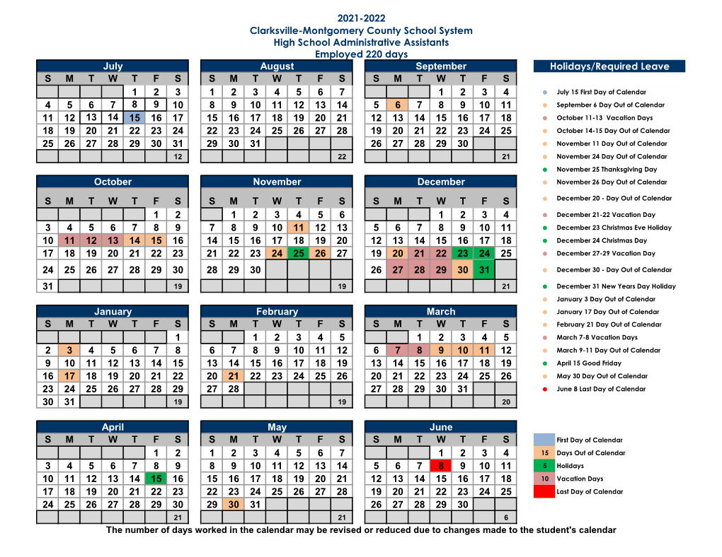 2016 Yearly Calendar