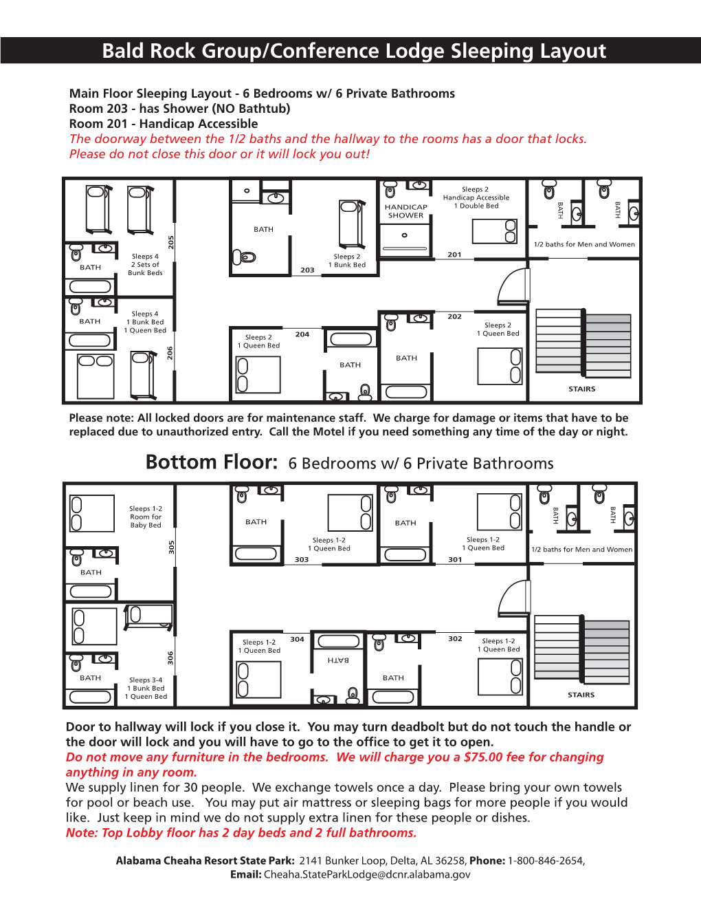 Sleeping Layout