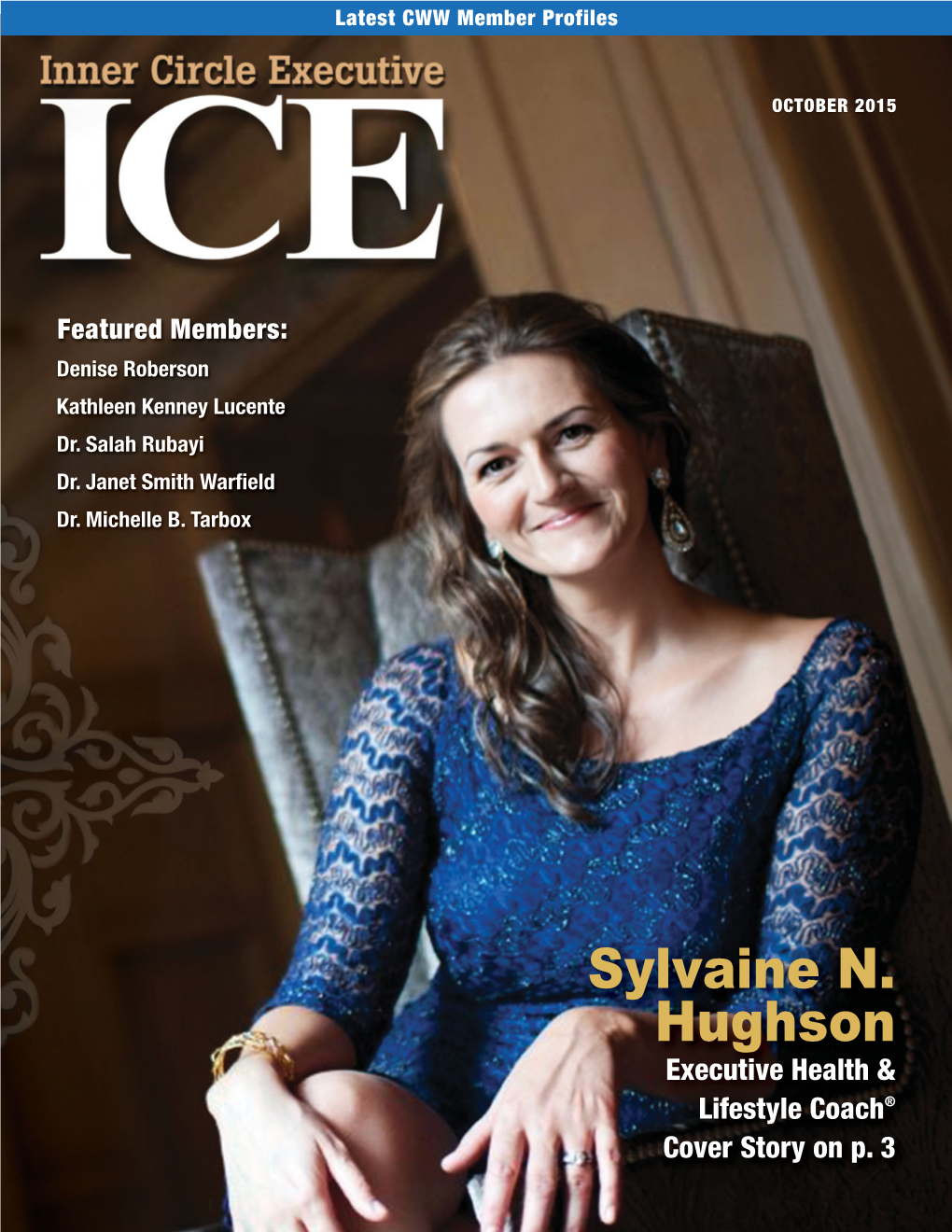 Sylvaine N. Hughson Executive Health & Lifestyle Coach® Cover Story on P