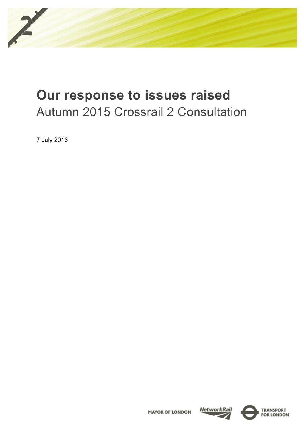 Autumn 2015 Crossrail 2 Consultation