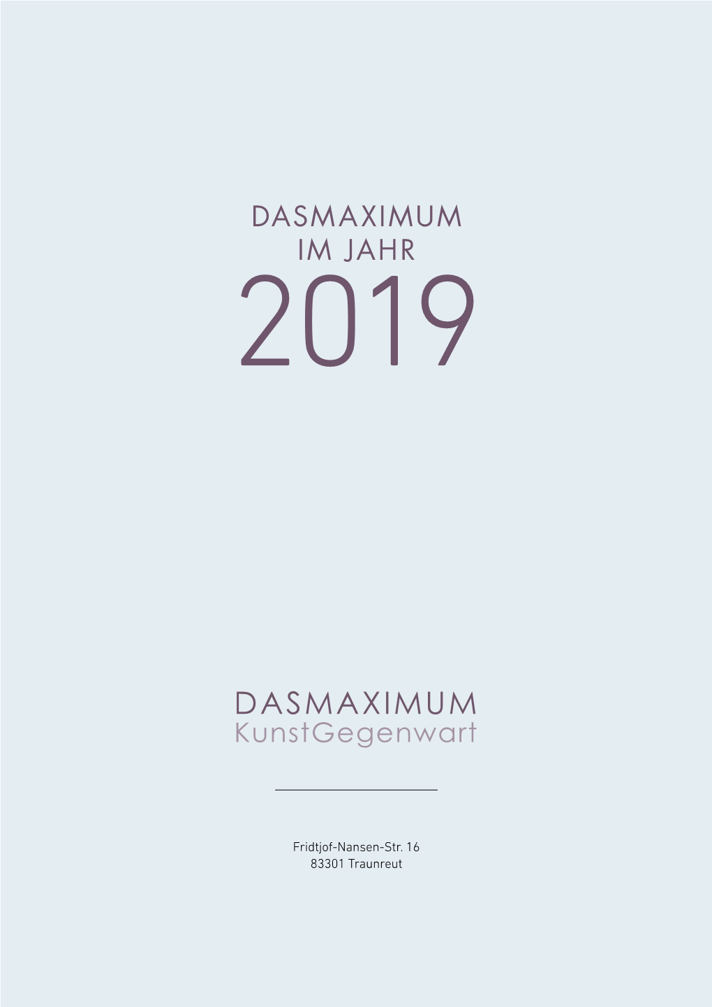 Dasmaximum Im Jahr 2019